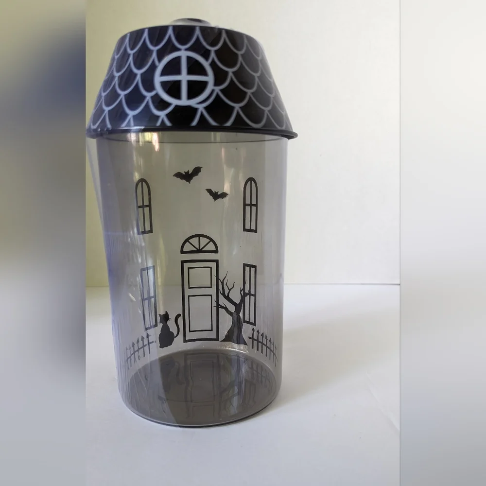 Target Bullseye Playground Summerween Candy Jar Glass Haunted House W/ Lid 2023